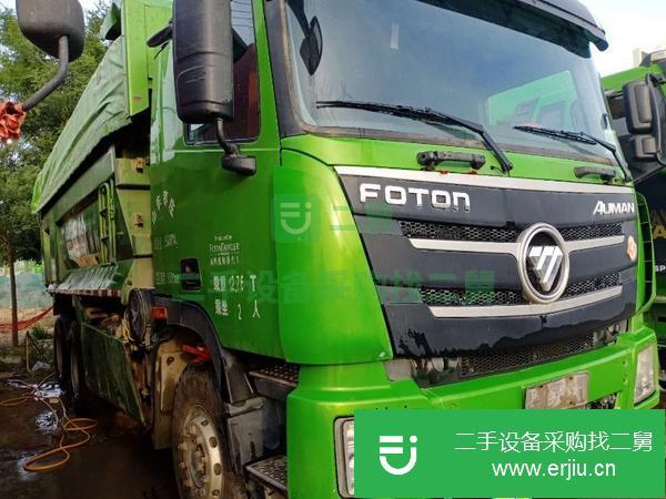 山東出售二手國五375馬力歐曼自卸車