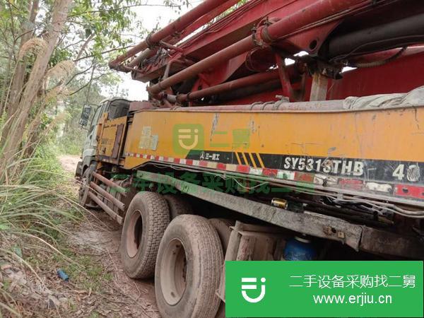 湖南出售二手三一五十鈴46米泵車 手續齊全