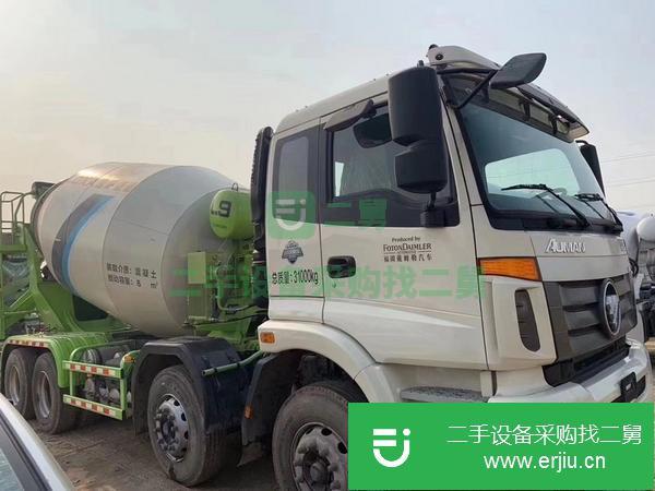 江蘇出售二手歐曼前四后八12方攪拌車