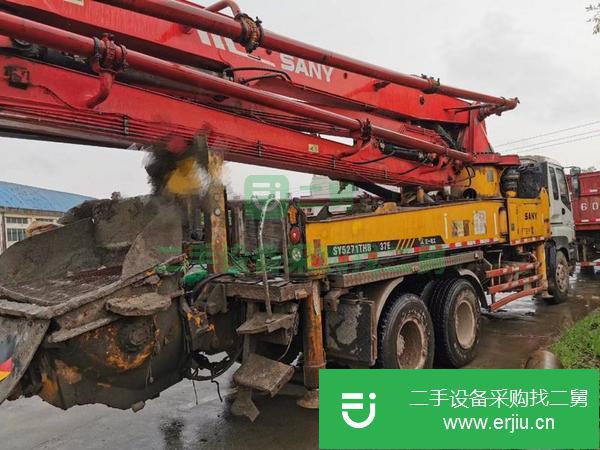 湖南出售二手三一37米泵車