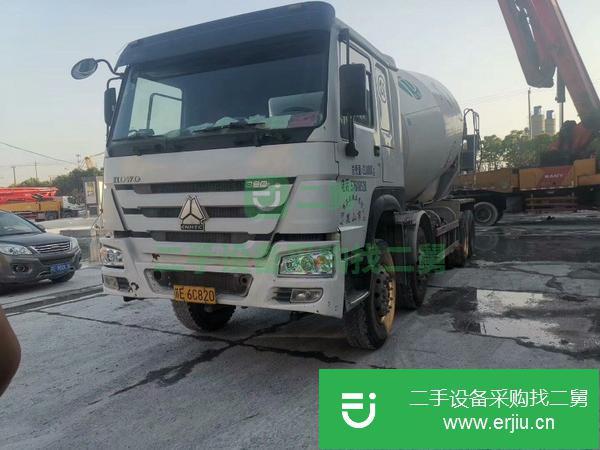 江蘇出售二手豪沃混攪拌罐車