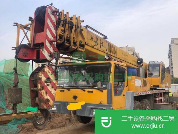 陜西出售二手長江55噸汽車吊