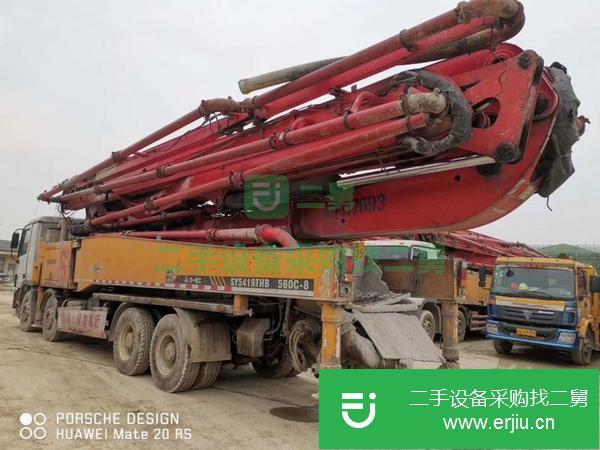 江蘇出售二手三一奔馳56米泵車