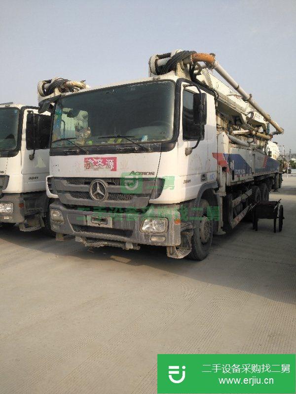 陜西出售二手47米中聯(lián)奔馳泵車(chē)
