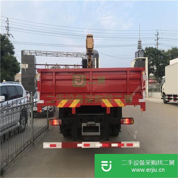 湖北出售二手12噸后八輪隨車吊