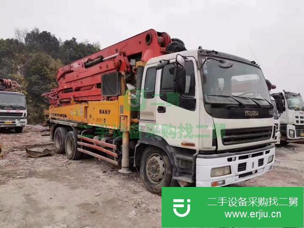 河北出售二手三一重工38米泵車