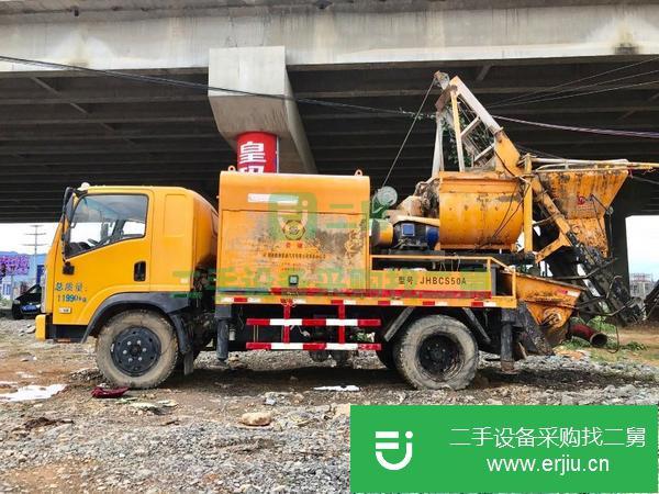 貴州出售二手?jǐn)嚢柢?chē)載泵、手續(xù)齊全