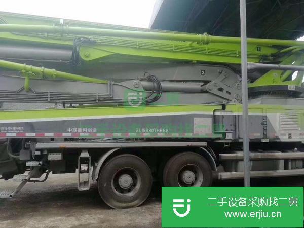 河南出售二手國五奔馳49米泵車