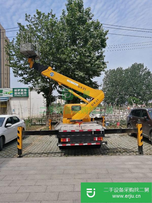 江西出售21米直臂藍牌高空作業工程車