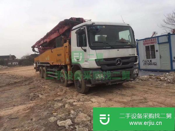 甘肅岀售二手奔馳52米混凝土泵車