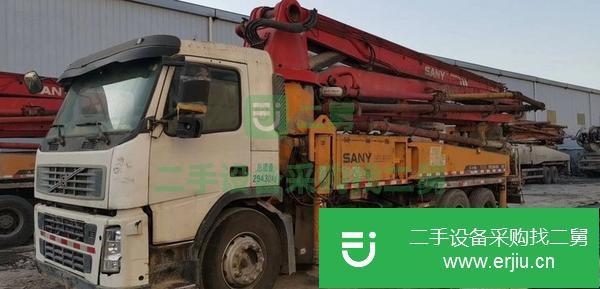 山東出售二手沃爾沃37米泵車