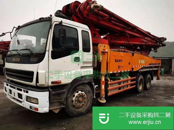 吉林出售二手三一46米泵車