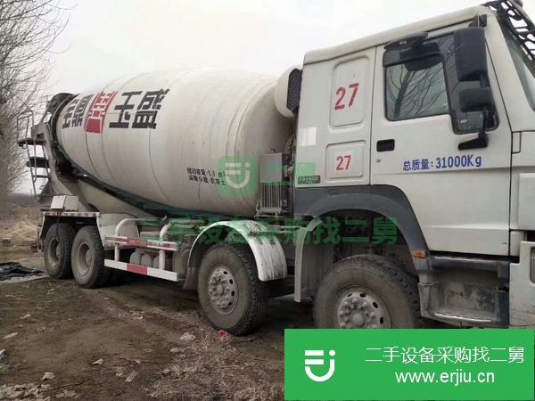 天津出售二手豪沃國五20方攪拌車