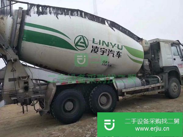 黑龍江出售二手國五攪拌車大14立方