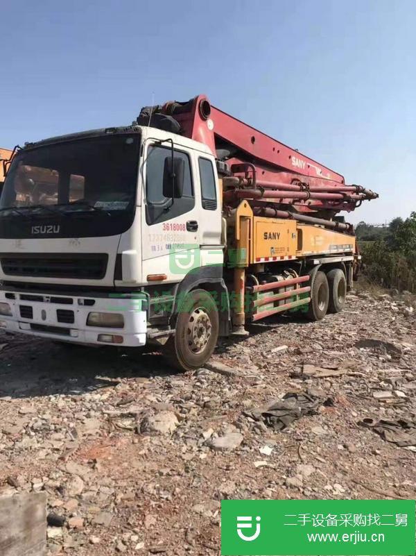 河南出售二手三一37米泵車