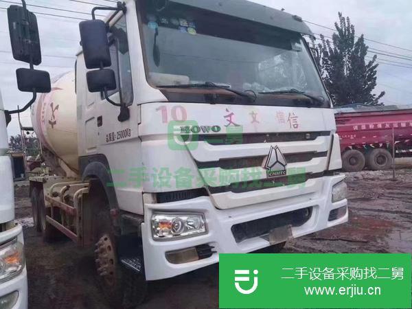 甘肅出售二手豪沃12立方攪拌車