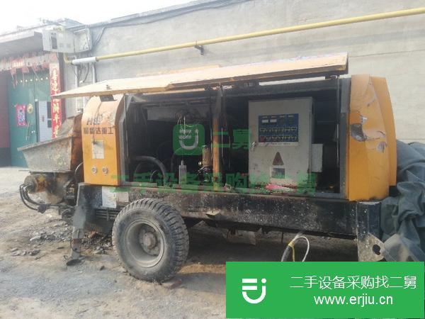 山東出售二手的電拖泵，料斗剛做保養
