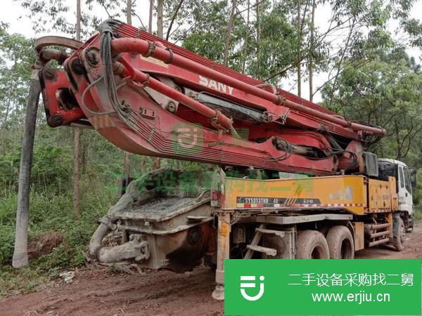 湖南出售二手三一五十鈴46米泵車 手續齊全