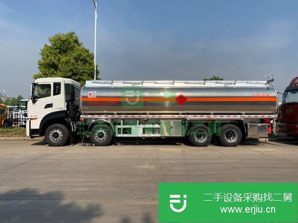 山西出售二手東風(fēng)天龍20噸鋁合金油罐車