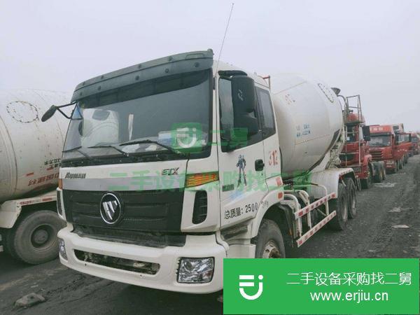 河北出售二手大14方歐曼攪拌車