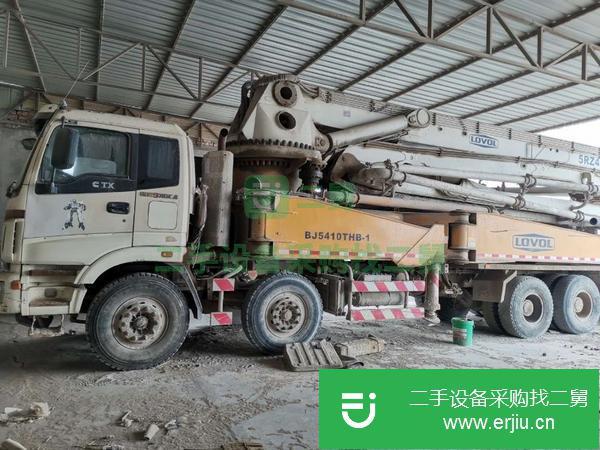 寧夏出售二手福田48米泵車