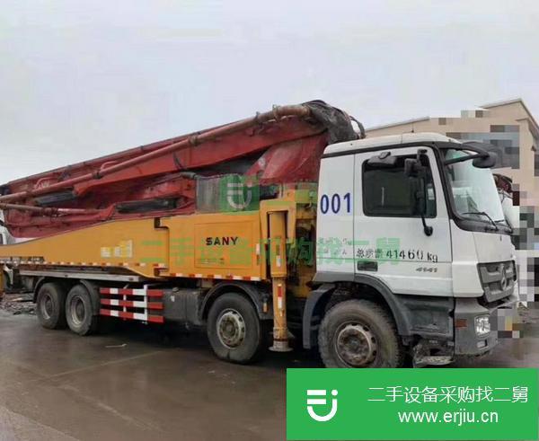 河南出售二手三一56米泵車
