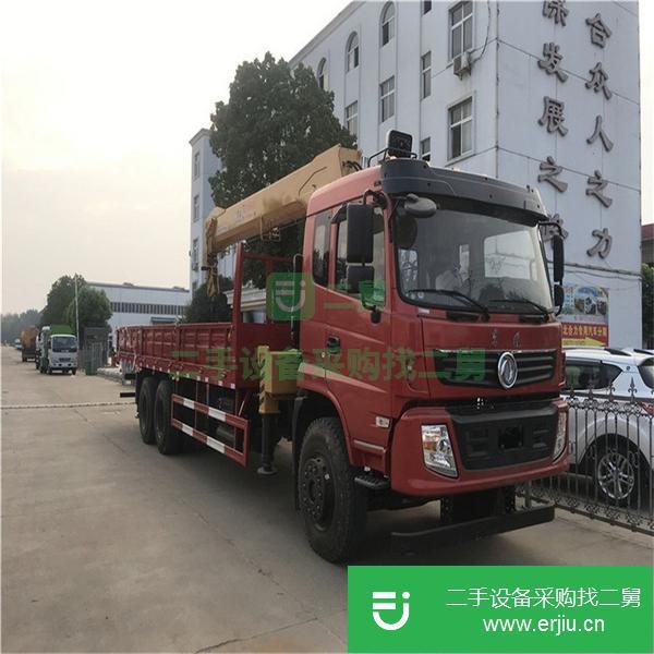 湖北出售二手12噸后八輪隨車吊