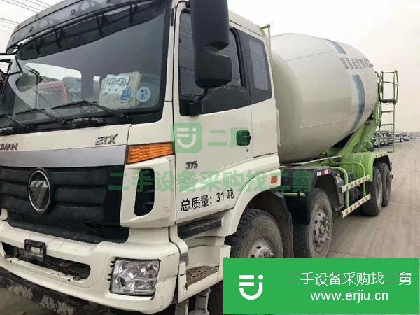 湖北出售二手國五20立方歐曼攪拌車