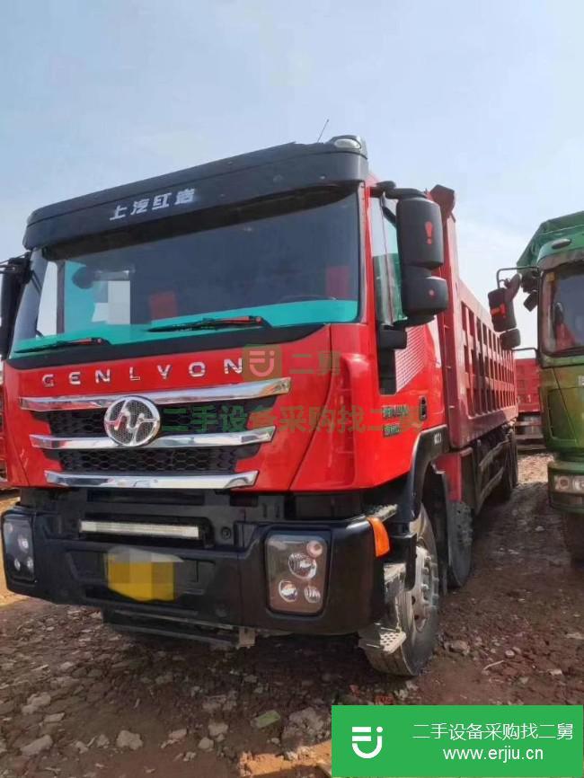 江西出售二手上汽紅巖前四后八自卸車
