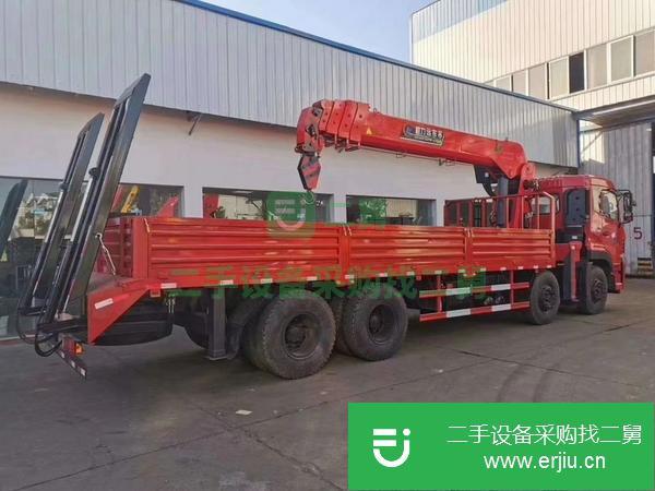 青海出售二手東風天龍16噸隨車吊