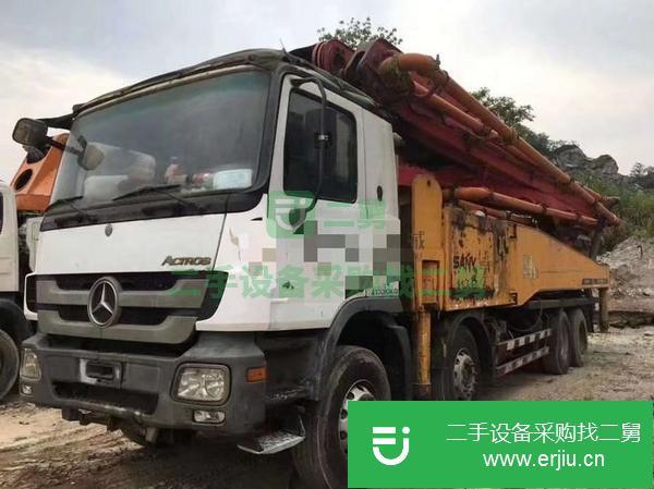 河北出售三一泵車。奔馳底盤56米
