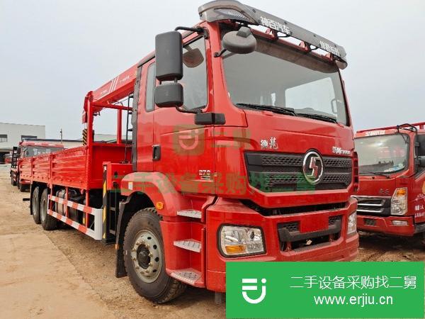 安徽出售二手陜汽德龍后八輪12噸隨車吊國五