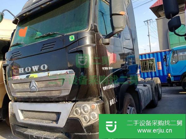 山東出售二手豪沃T7牽引車國五