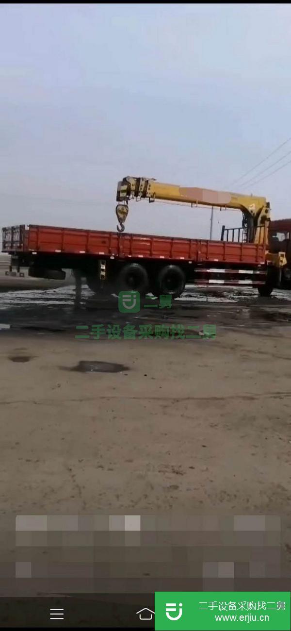 湖北出售二手騰宇12噸隨車吊