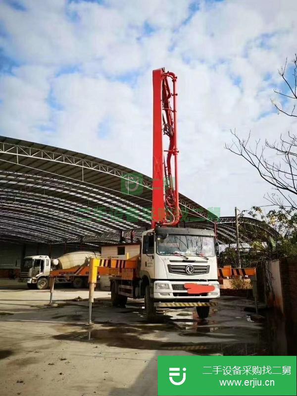 廣東出售二手農建37米泵車