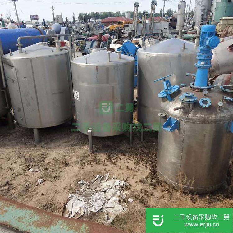 山東出售二手10立方不銹鋼儲罐