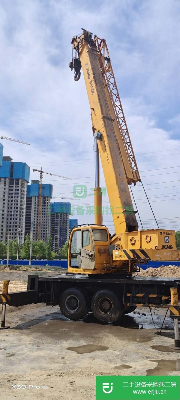 河南出售二手徐工50k吊車