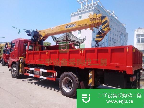 貴州出售二手陜汽軒德10噸4節臂隨車吊