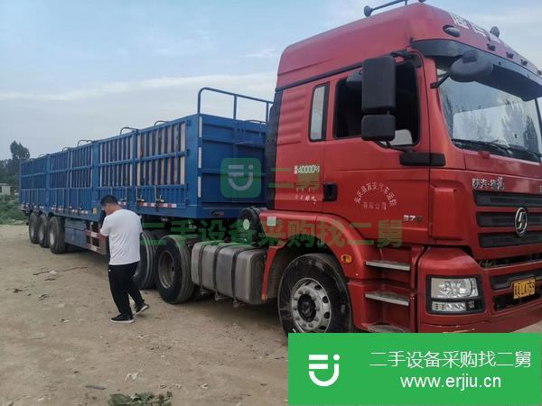 河北出售二手德龍375雙驅半掛車