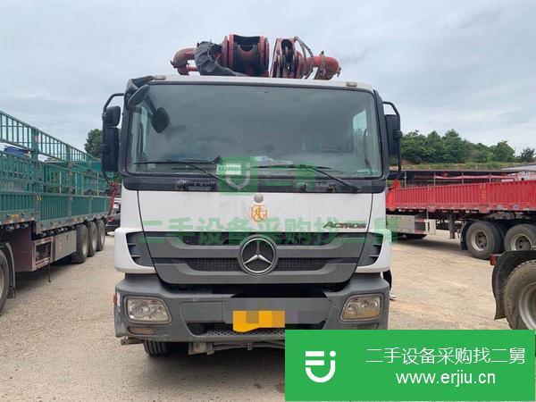 湖南出售二手奔馳三橋六節臂48米泵車