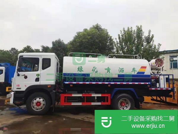 湖北出售二手國六東風多利卡D9綠化灑水車