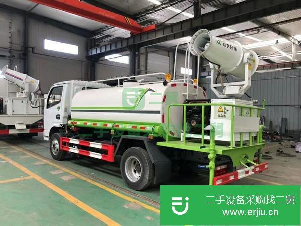 湖北出售二手東風多利卡5噸灑水車