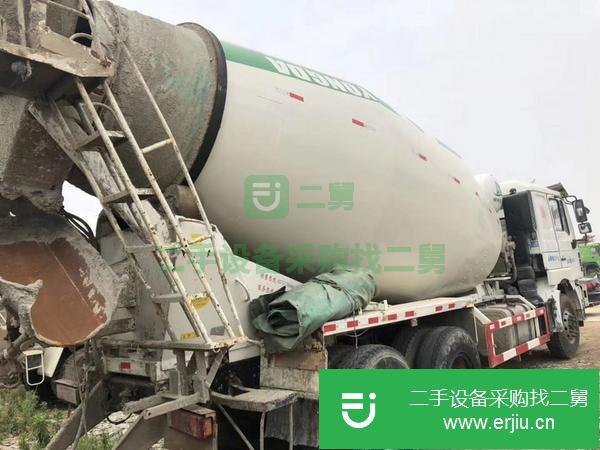 青海出售二手德龍大14立方攪拌車(chē)