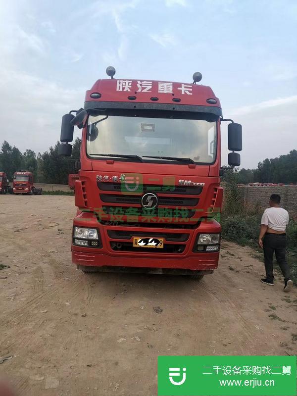 河北出售二手德龍375雙驅半掛車