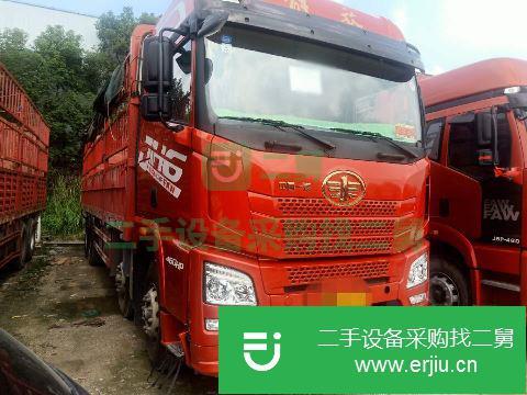 江西出售二手青島解放JH6前四后八倉欄式貨車