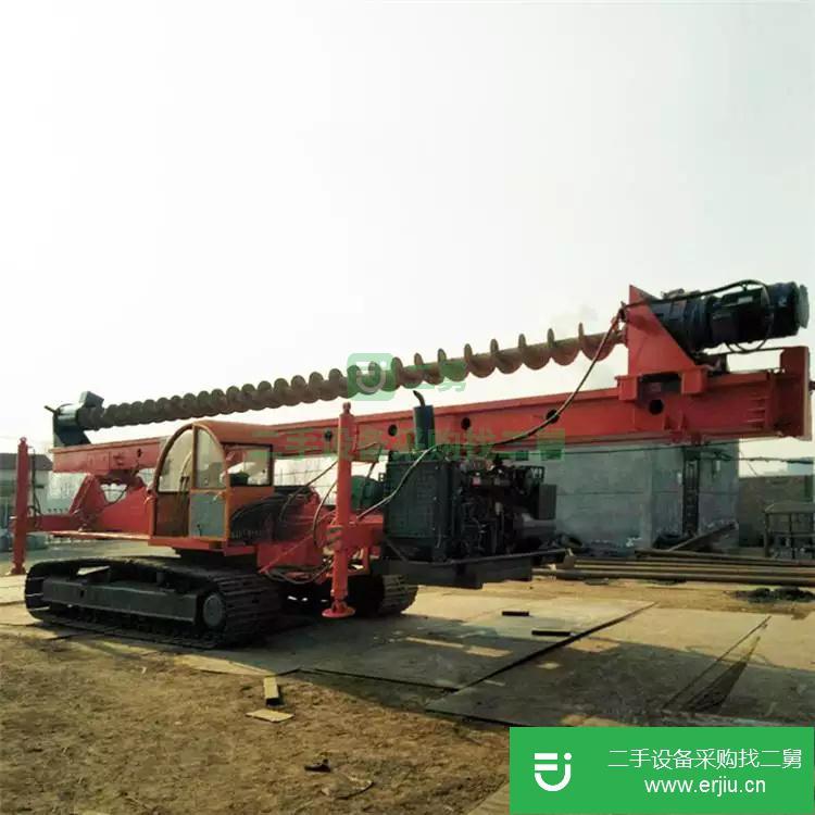 山東出售二手履帶式螺旋鉆打樁機(jī)