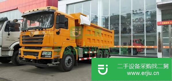 湖北出售二手陜汽德龍后八輪5.8米自卸車