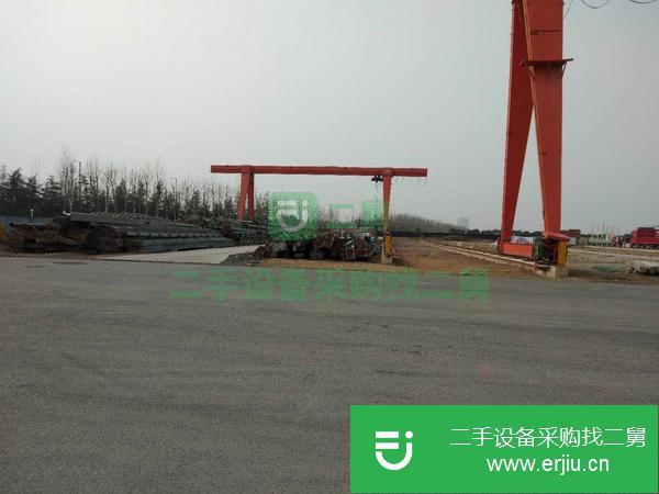 陜西出售二手10噸跨度32.5米龍門吊