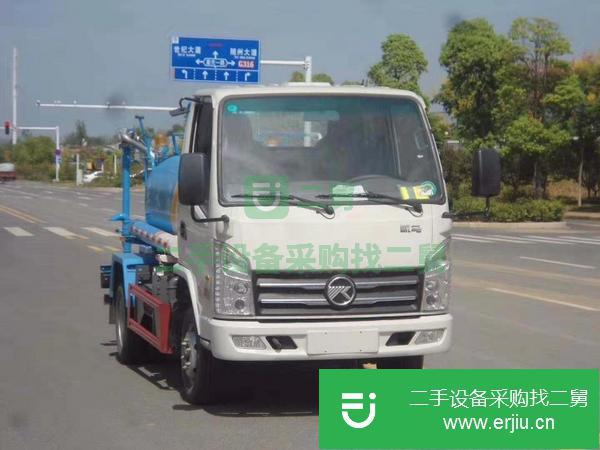 貴州出售二手藍牌灑水車