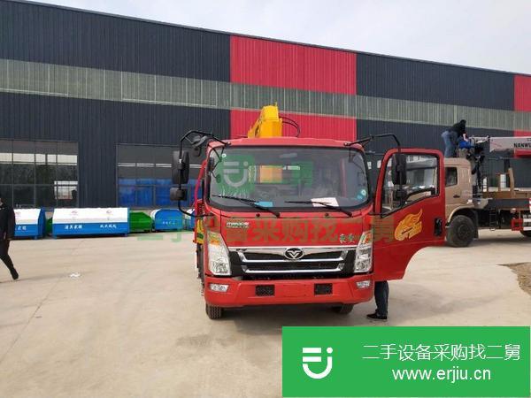 湖北出售二手藍(lán)牌隨車吊
